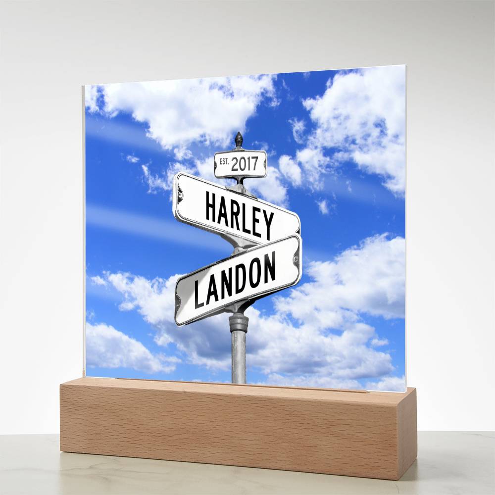 test Street sign
