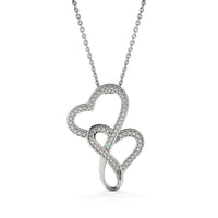 Thumbnail for To My Future Mother-In-Law Double Hearts Necklace ;Gift from Bride, Thank you for raising the man of my dreams, Mother in Law Necklace Gift