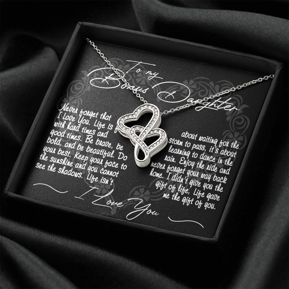 to my bonus daughter necklace, gifts for bonus daughter