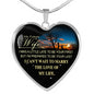 Romantic To My Gorgeous Wife - My Future Wife - Love Of My Life - Wife Heart Pendant Necklace - Gold Plated Jewelry Easter, Wedding Gifts Her