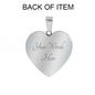 "I Love You" In Many Languages Heart Necklace and Bangle 18k gold - Special gift
