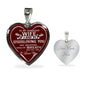 Lovely To My Love - Use My Last Breath To Tell You I Love You - Husband Wife Heart Pendant Necklace Chain 20 Inch Easter, Wedding Gifts Woman fix