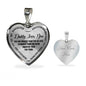 Father and Child Love Heart Pendant Necklace -Birthday gift for Teen girl, Kids