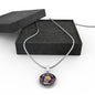 To My Son Pendant Necklace from Father, Love Quotes For Boys Gift - Old Lion Dad