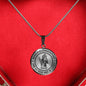 SAINT CHRISTOPHER Necklace, Bangle -Behold St. Christopher and Go your Way