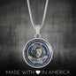 Silver/Gold 18k Necklace To my Son Love Dad Lion Gifts - When Life tries to knock you down, This old lion will always have your back