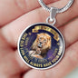 To My Son Pendant Necklace from Father, Love Quotes For Boys Gift - Old Lion Dad
