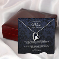 Thumbnail for KORAFINA Meaningful Quote Heart, to Mom On My Wedding Day, Mother of The Groom Gift from Son, Mother of The Groom Necklace from Son On Wedding Day On Christmas, Birthday