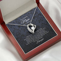 Thumbnail for KORAFINA Meaningful Quote Heart, to Mom On My Wedding Day, Mother of The Groom Gift from Son, Mother of The Groom Necklace from Son On Wedding Day On Christmas, Birthday