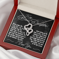 Thumbnail for to my bonus daughter necklace, gifts for bonus daughter