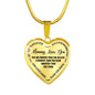 Mother Daughter Heart Necklace, Bangle- Christmas, Birthday Gift Ideas for Girls