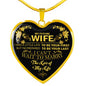 The Most Meaningful Gifts to My Future Wife Frame, Gifts for Women who Have Everything Gift I Love You Life On Xmas, Birthday Luxury Necklace, Valentine
