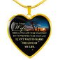 Romantic To My Gorgeous Wife - My Future Wife - Love Of My Life - Wife Heart Pendant Necklace - Gold Plated Jewelry Easter, Wedding Gifts Her