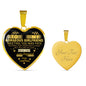 Gorgeous Boyfriend And Girlfriend - Falling In Love With You Is Beyond My Control - Girlfriend Heart Pendant Necklace - Gold Plated Jewelry Easter