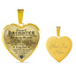 To My Amazing Daughter Heart Pendant Neckalce - I'm So Lucky To Have You As My Daughter - Best Birthday Gift For Your Child/Children