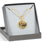 NEW! Pendants Necklace To My Son Lion, Father And Son Real 18k Gold Finish Gifts