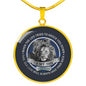 Father and Son Gifts to My Son Necklace Jewelry - This Old Lion Will Always Have Your Back - Gift for Son On Wedding Silver Plated Pendant with Gloss Finish