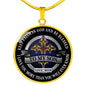Cross necklace - To My Son Love Mom - Xmas Gift Ideas Circle Necklace