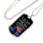 Father Daughter Heart Necklace From Papa Christmas Gift Idea Luxury Dog Tag Silver