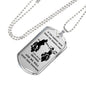 Brother Dog Tag Military Ball Chain - Biker Pendant Necklace Gifts For Men Luxur
