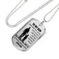 Customized Engraving Father and Son Necklace Dog Tag From Father Christmas Gifts