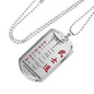 7 Virtues of Bushido Samurai Pendants Necklace - 7 Virtues of Warrior Dog tags