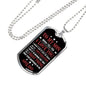Father and Son Necklace Dog Tag Love Dad Birthday Gifts, Christmas Gifts Luxury