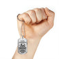Father Son Quotes Heart Necklace From Parents Birthday Gifts, Christmas Gift Ide