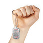 My Granddaughter Dog Tag From Grandpa You Are My Little Girl Pendant Necklace Lu