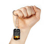 Father Daughter Pendant Necklace From Father Christmas Gift Idea Luxury Dog Tag