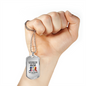 To My Brother dog tag