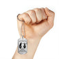 Call Me Brother Pendant Neckalce - To My Brother Fight To Them Quotes Dog Tag Mi