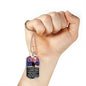 Father Daughter Jewelry From Dad Christmas Gift Idea Luxury Dog Tag Silver and G