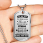 Amazing Father and Son Necklace Jewelry From Papa Birthday Gifts, Christmas Gifts Luxury Dog Tag Gold & Silver fa-so-01