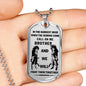 Personalized Men's Gift Ideas For Brother, Friends Dog Tag Pendant Necklace Dragon Ball - Son Goku SS4 and Vegeta