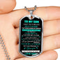 Father and Son Necklace Jewelry From Papa Birthday Gifts, Christmas Gifts Luxur