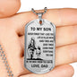 Father and Son Necklace Jewelry From Dad Birthday Gifts, Christmas Gifts Luxury
