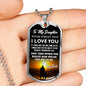 Father Daughter Pendant Necklace From Father Christmas Gift Idea Luxury Dog Tag