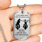 Brother Dog Tag Military Ball Chain - Biker Pendant Necklace Gifts For Men Luxur