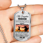 Father Son Pendant Necklace From Parents Birthday Gifts, Christmas Gift Idea for