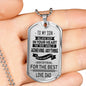 Father Son Pendant Necklace From Papa Birthday Gifts, Christmas Gifts Luxury Do