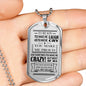 Father Son Quotes Heart Necklace From Father Christmas Gifts, Birthday Gift Idea
