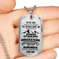 Father Son Quotes Heart Necklace From Parents Birthday Gifts, Christmas Gift Ide
