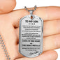Necklace To my Son from Mom - Mother Son Necklace Pendant Chain Birthday Gifts Luxury