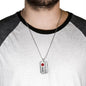 The Seven Virtues of Bushido Necklace Jewelry 24" Chain -Samurai Dog tag Pendant