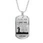 Cool To My Son Necklace Jewelry Love Dad Birthday Gifts, Christmas Gifts Luxury