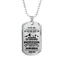 Father Son Quotes Heart Necklace From Parents Birthday Gifts, Christmas Gift Ide