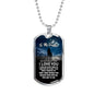 Father Daughter Necklace Dog Tag Love Dad Christmas Gift Idea Luxury Dog Tag Sil
