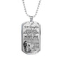 Dog tag Military Soldier From Dad for Daughter -Special Gifts Idea for Teen Girl