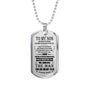 Amazing Father Son Quotes Pendant Necklace From Papa Birthday Gifts, Christmas G